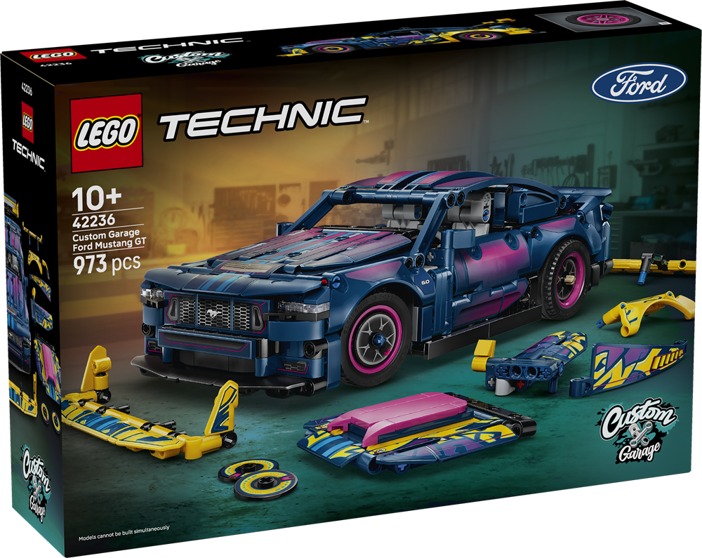 LEGO TECHNIC AUTO FORD MUSTANG GT CUSTOM GARAGE 42236