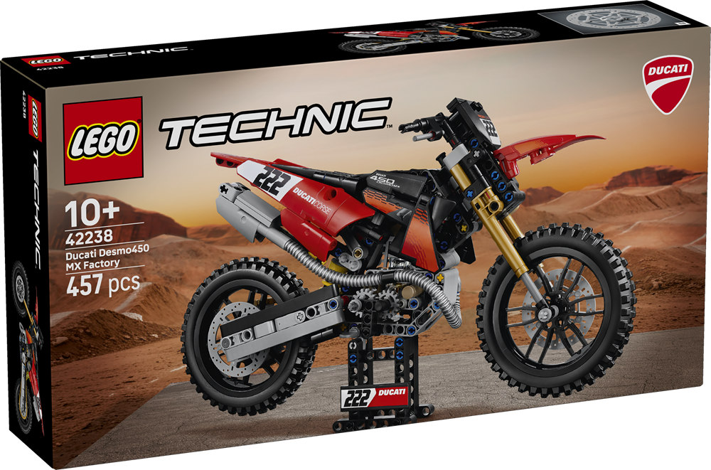 LEGO TECHNIC MOTO DUCATI DESMO450 MX FACTORY 42238
