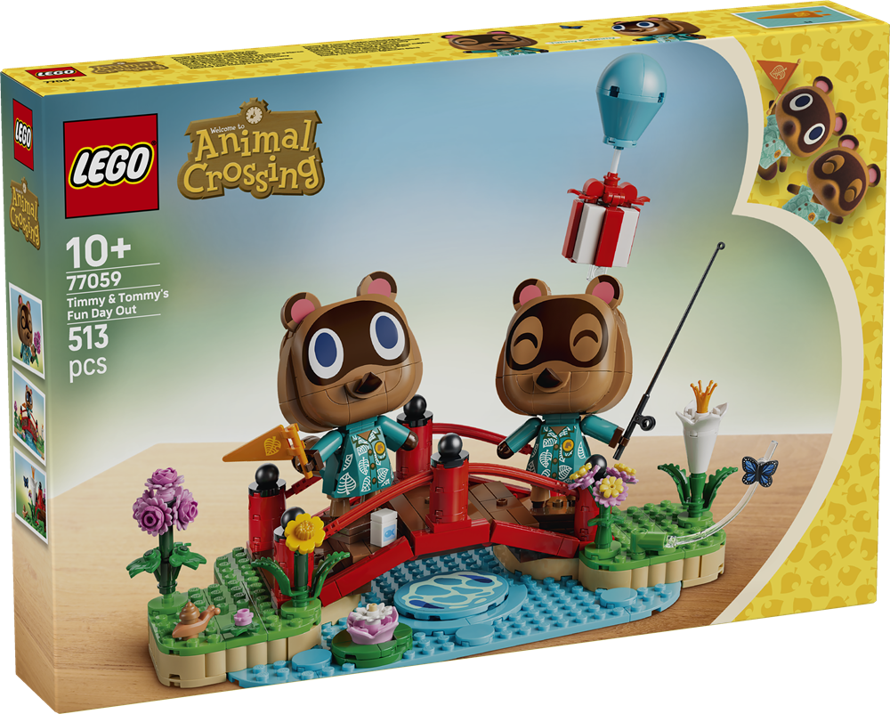 LEGO ANIMAL CROSSING UNA GIORNATA ALL'ARIA APERTA PER MIRCO E MARCO 77059
