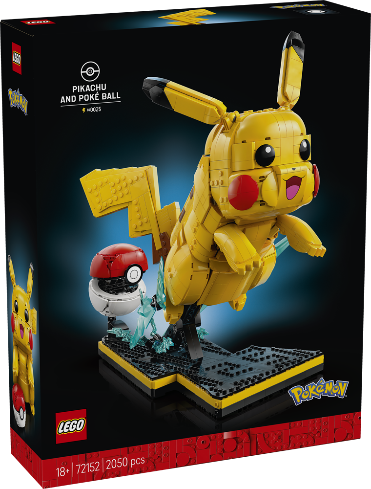 LEGO POKÉMON PIKACHU E POKÉ BALL 72152
