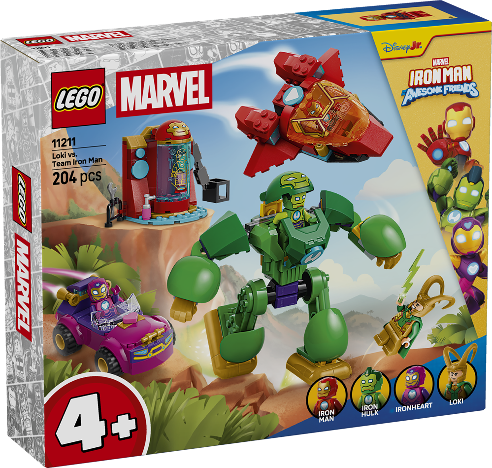LEGO DISNEY JUNIOR MARVEL LOKI VS. TEAM IRON MAN 11211