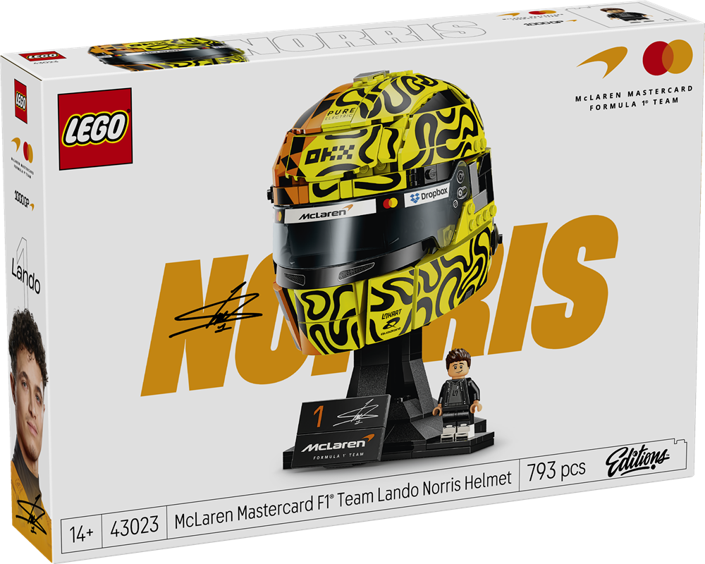 LEGO EDITIONS CASCO DI LANDO NORRIS MCLAREN MASTERCARD F1 TEAM 43023