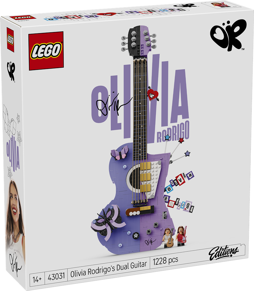 LEGO EDITIONS MUSIC LA CHITARRA BICOLORE DI OLIVIA RODRIGO 43031