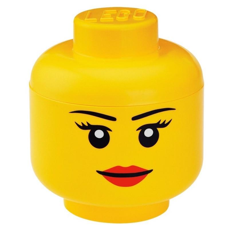 CONTENITORE LEGO TESTA SMALL GIRL