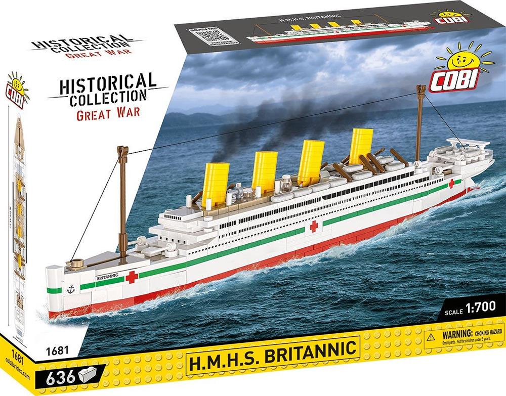 COBI HISTORICAL COLLECTION WWII H.M.H.S. BRITANNIC 1681