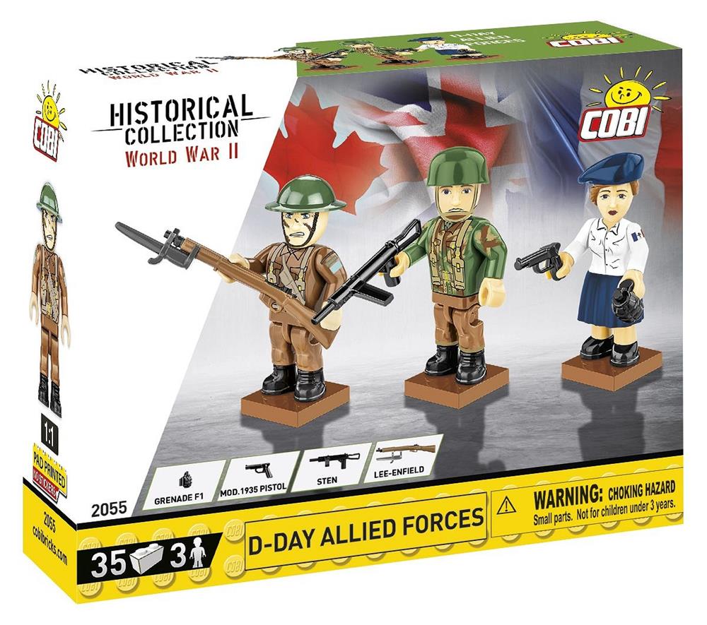 COBI HISTORICAL COLLECTION WWII D-DAY ALLIED FORCES 2055