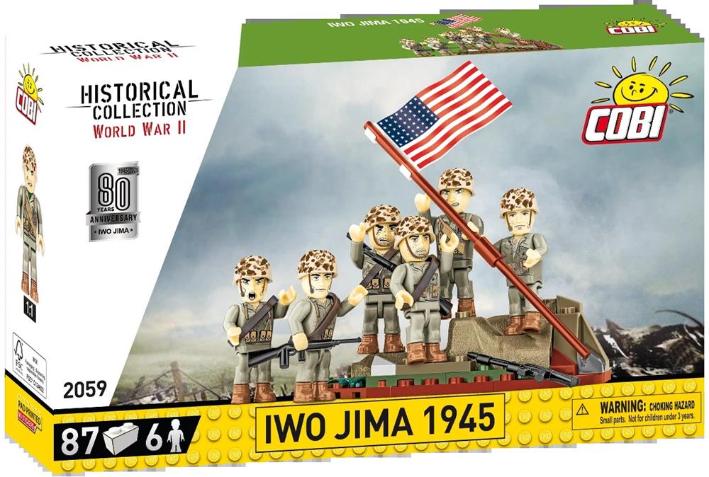 COBI HISTORICAL COLLECTION WWII ALZANDO LA BANDIERA IWO JIMA 1945 2059