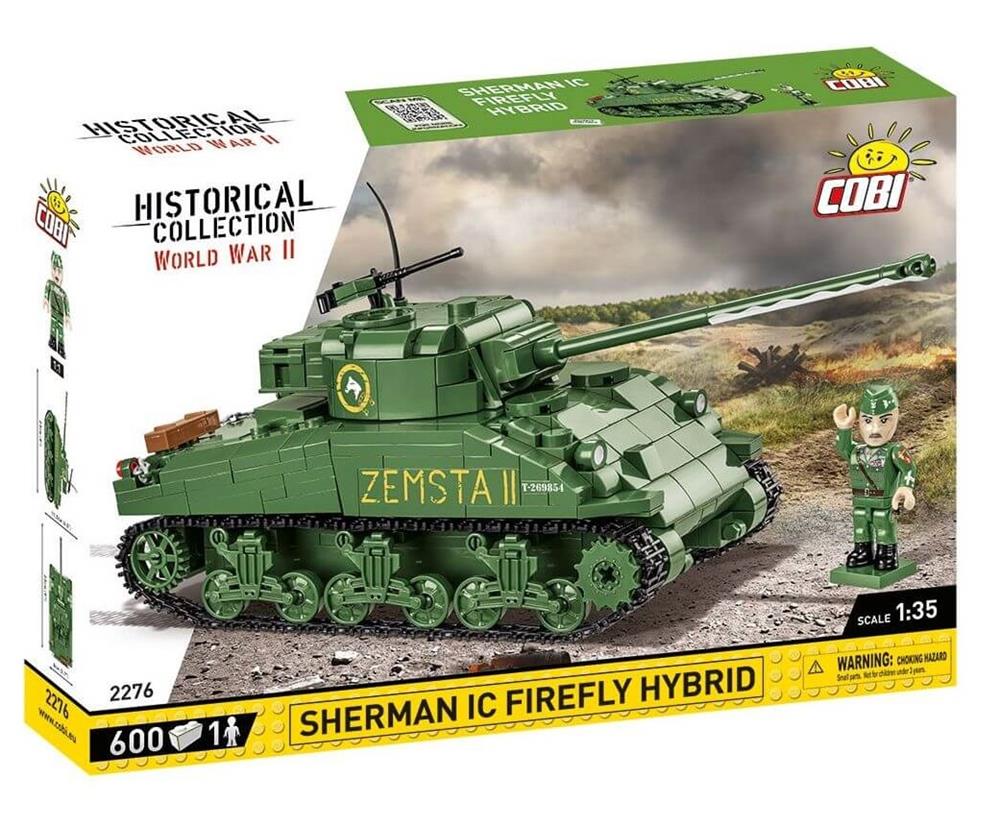 COBI HISTORICAL COLLECTION SHERMAN IC FIREFLY HYBRID 2276