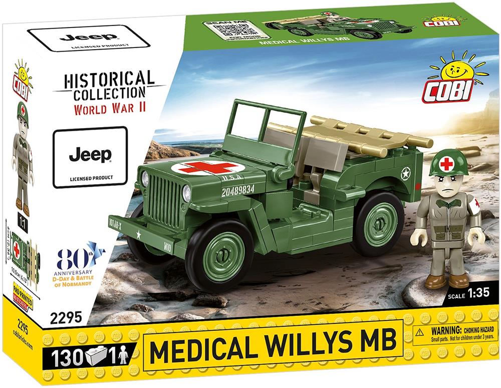 COBI HISTORICAL COLLECTION WWII MEDICAL WILLYS MB 2295
