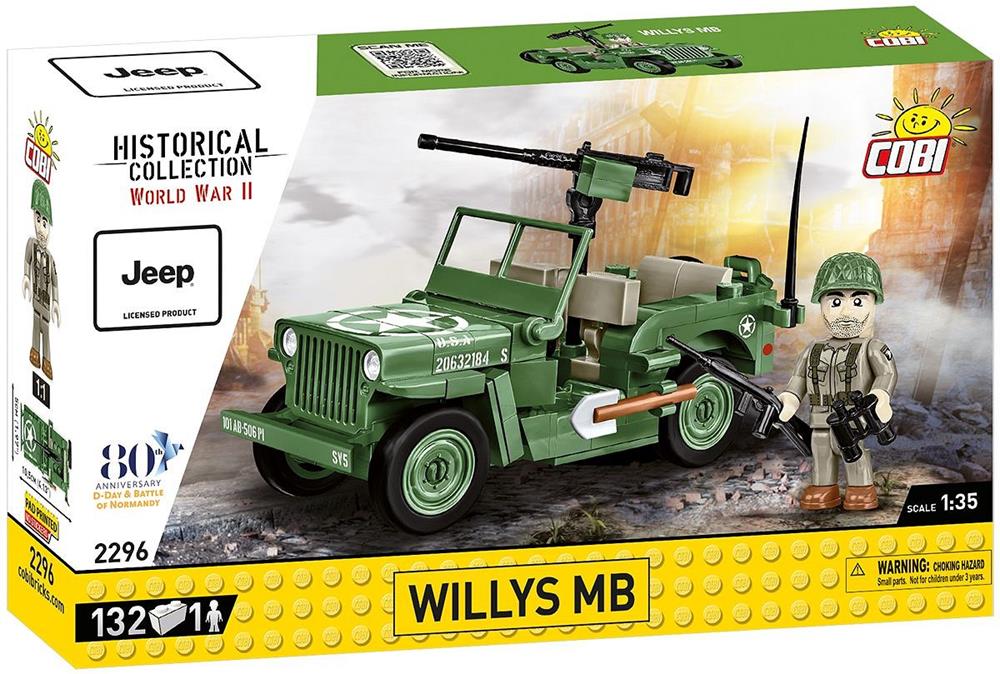 COBI HISTORICAL COLLECTION WWII WILLYS MB 2296