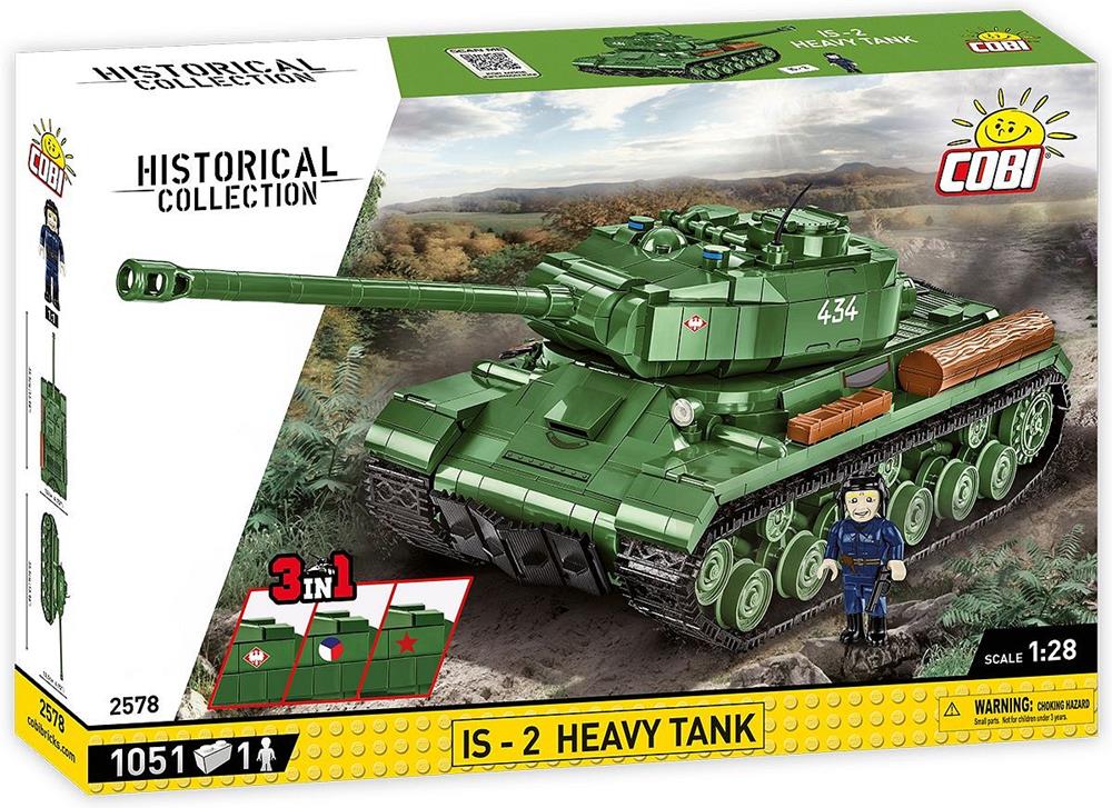 COBI HISTORICAL COLLECTION WWII CARRO ARMATO IS-2 2578