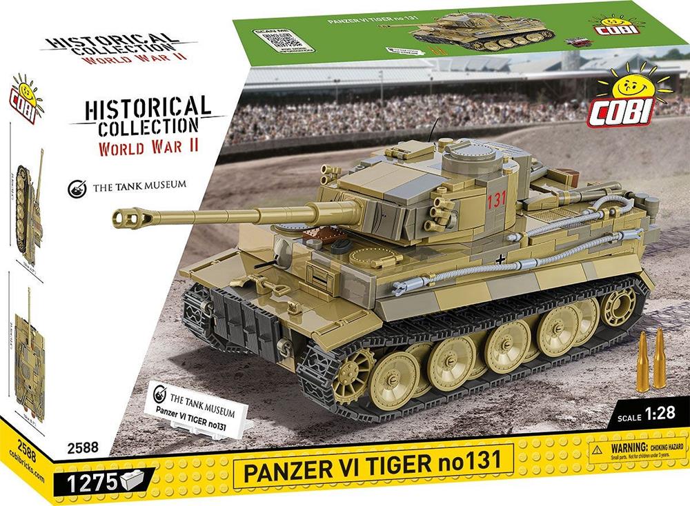 COBI HISTORICAL COLLECTION WWII PANZER VI TIGER NO131 2588