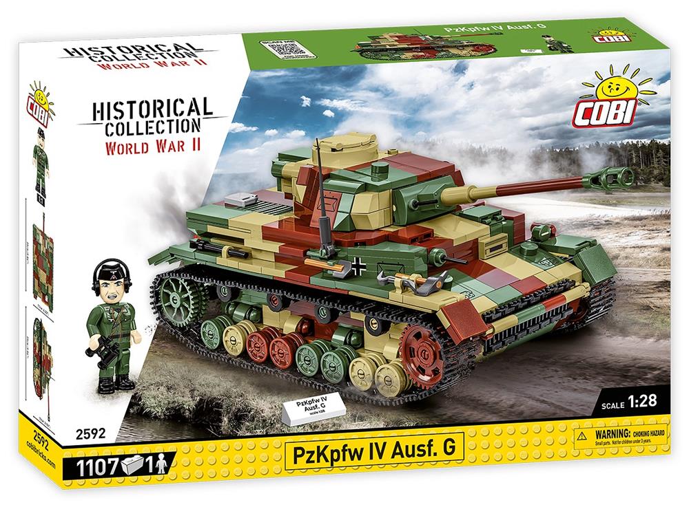 COBI HISTORICAL COLLECTION WWII PZKPFW IV AUSF. G 2592