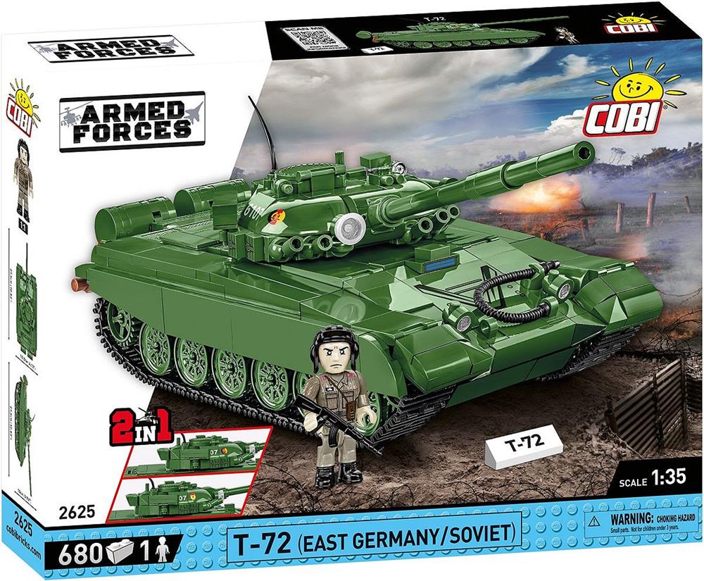 COBI ARMED FORCES T-72 (EAST GERMANY/SOVIET) 2625