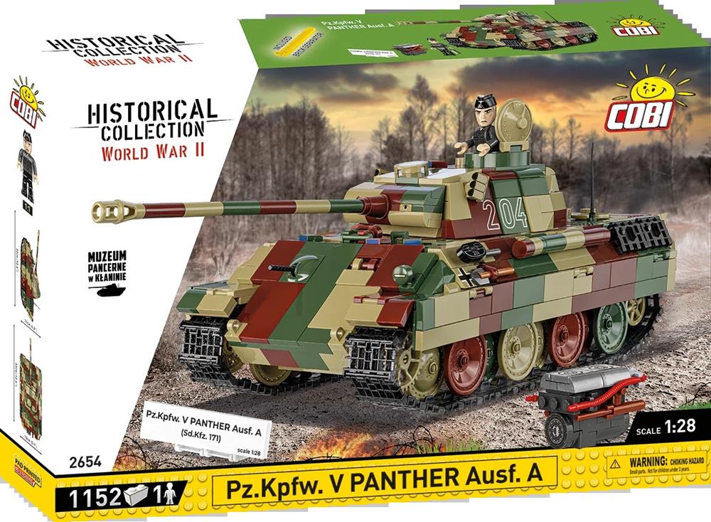 COBI HISTORICAL COLLECTION WWII PZ.KPFW. V PANTHER AUSF. A 2654