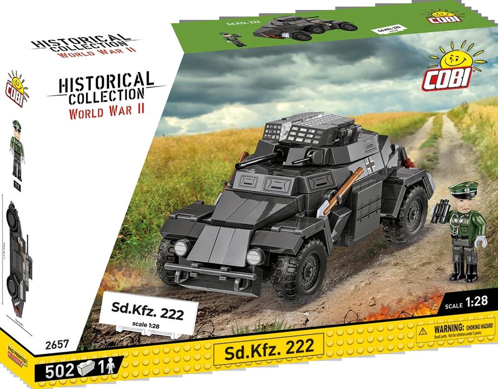 COBI HISTORICAL COLLECTION WWII SD.KFZ. 222 2657