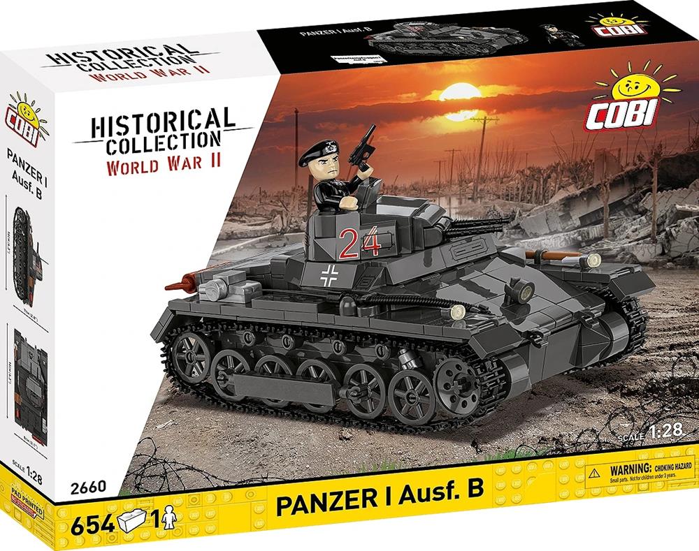 COBI HISTORICAL COLLECTION WWII PANZER I AUSF.B 2660
