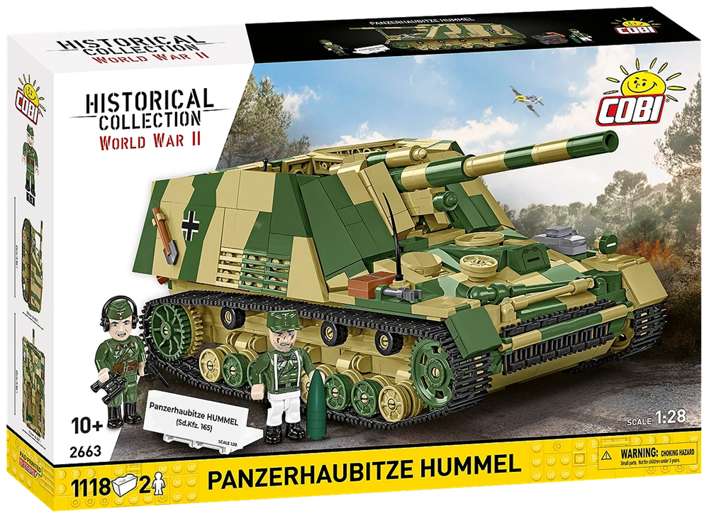 COBI HISTORICAL COLLECTION WWII PANZERHAUBITZE HUMMEL (SD.KFZ.165) 2663