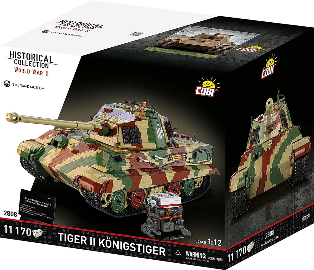 COBI HISTORICAL COLLECTION WWII TIGER II KÖNIGSTIGER 2808