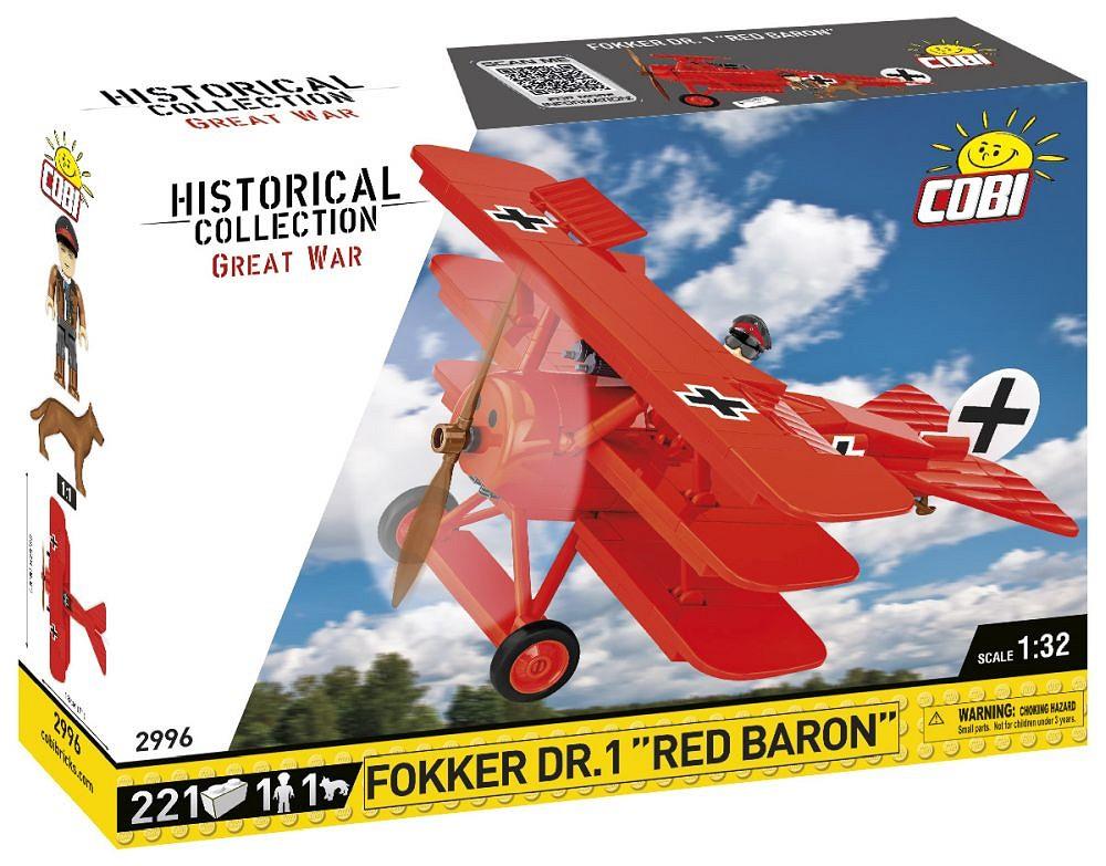 COBI GREAT WAR FOKKER DR.1 RED BARON 2996