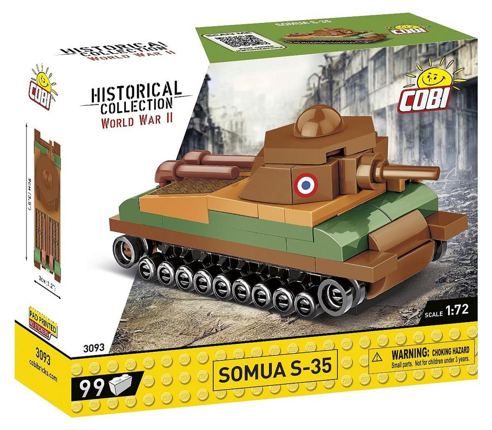 COBI HISTORICAL COLLECTION WWII Somua S-35 3093