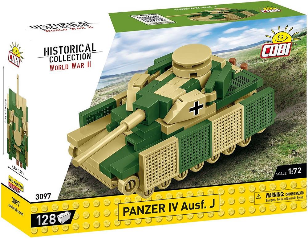 COBI HISTORICAL COLLECTION WWII PANZER IV AUSF. J 3097