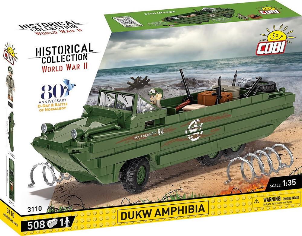 COBI HISTORICAL COLLECTION WWII DUKW AMPHIBIA 3110
