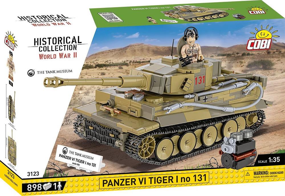 COBI HISTORICAL COLLECTION WWII PANZER VI TIGER I NO 131 3123