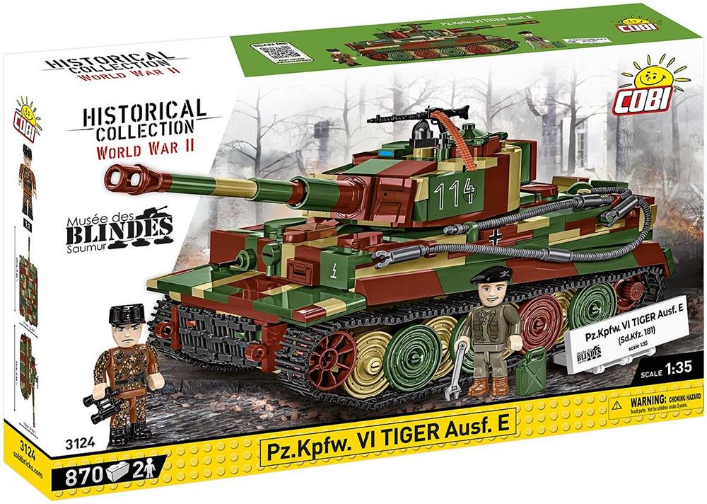 COBI HISTORICAL COLLECTION WWII PZ.KPFW. VI TIGER AUSF. E 3124