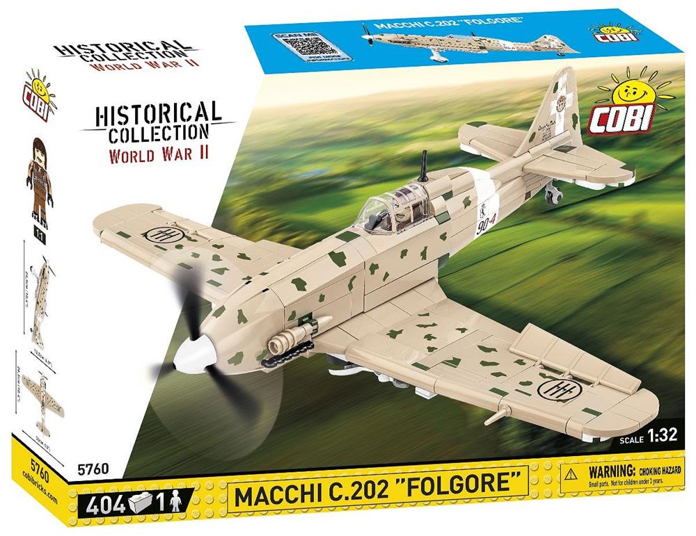 COBI HISTORICAL COLLECTION WWII MACCHI C.202 ''FOLGORE'' 5760