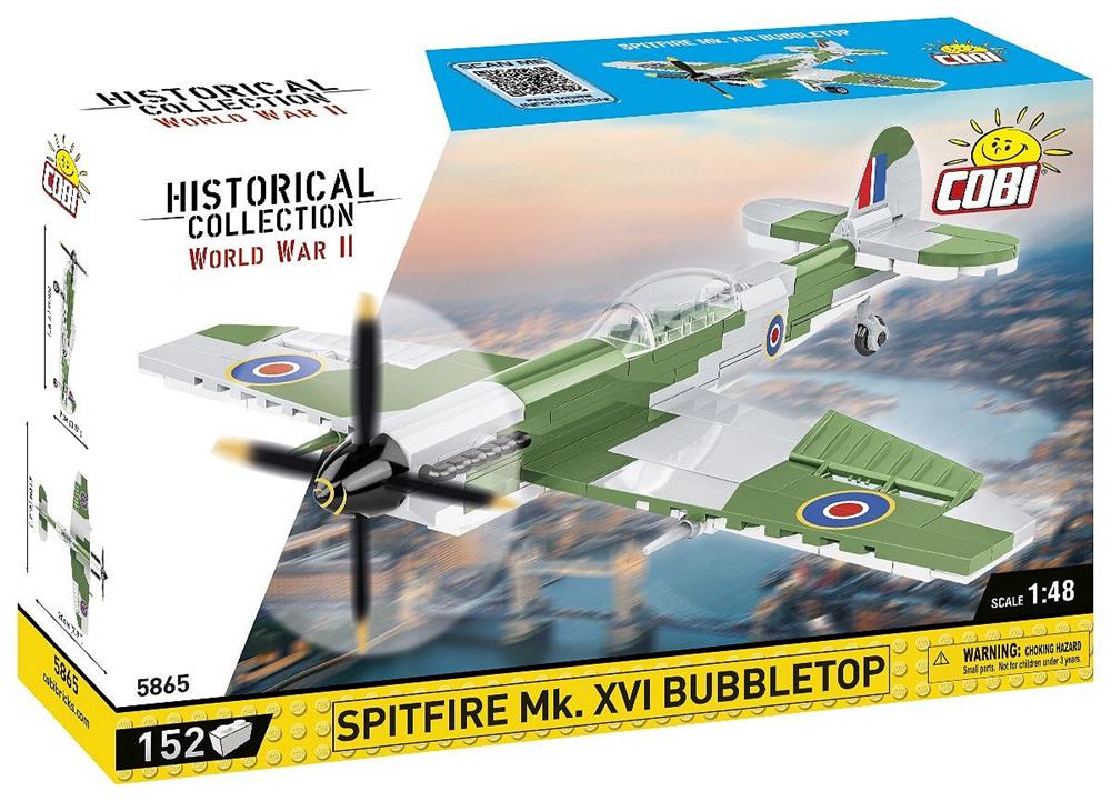 COBI HISTORICAL COLLECTION WWII SPITFIRE MK. XVI BUBBLETOP 5865