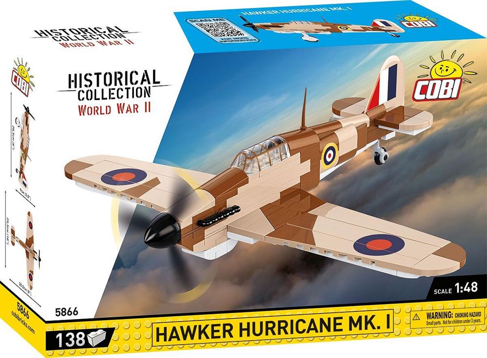 COBI HISTORICAL COLLECTION WWII HAWKER HURRICANE MK.1 5866