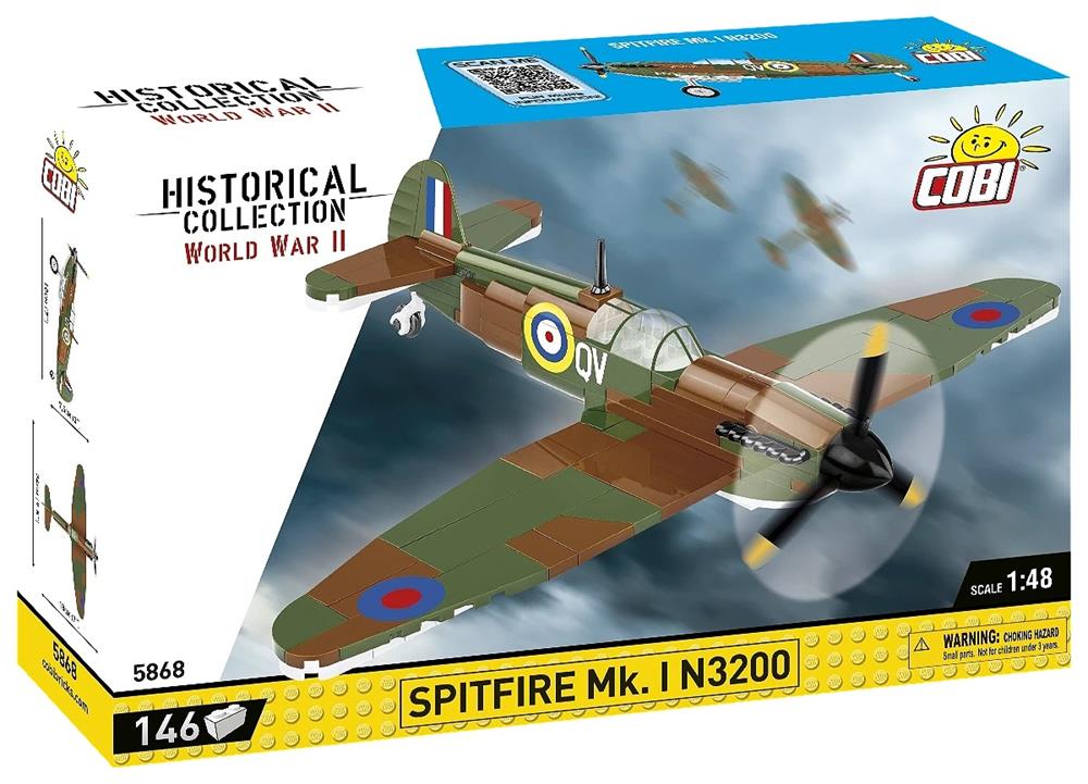 COBI HISTORICAL COLLECTION WWII SPITFIRE MK. I N3200 - IMPERIAL WAR MUSEUM DUXFORD 5868