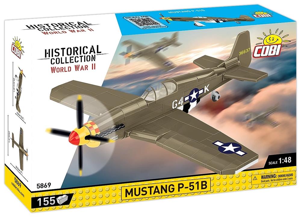 COBI HISTORICAL COLLECTION WWII MUSTANG P-51B 5869