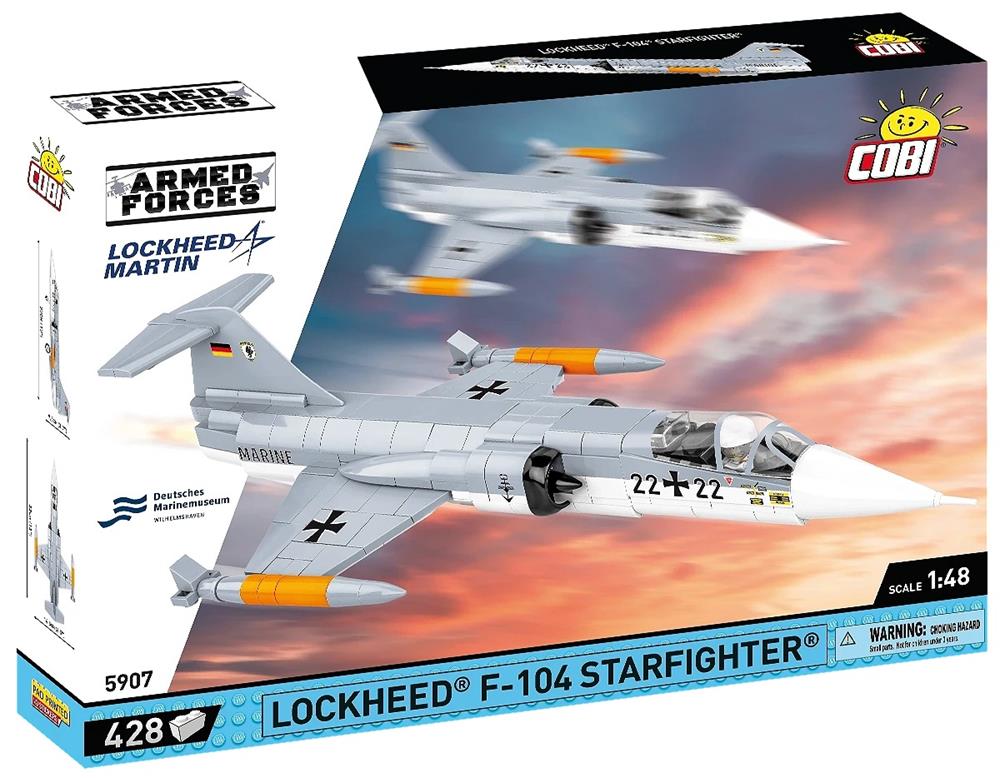 COBI ARMED FORCES LOCKHEED F-104 STARFIGHTER 5907