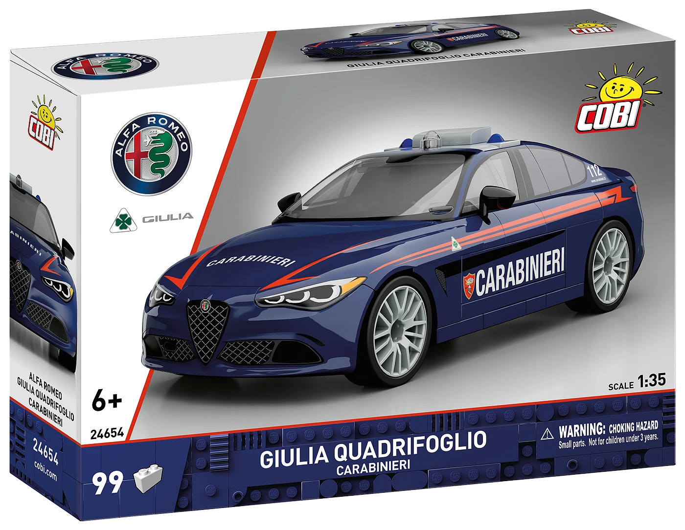 COBI CARS GIULIA QUADRIFOGLIO CARABINIERI 24654