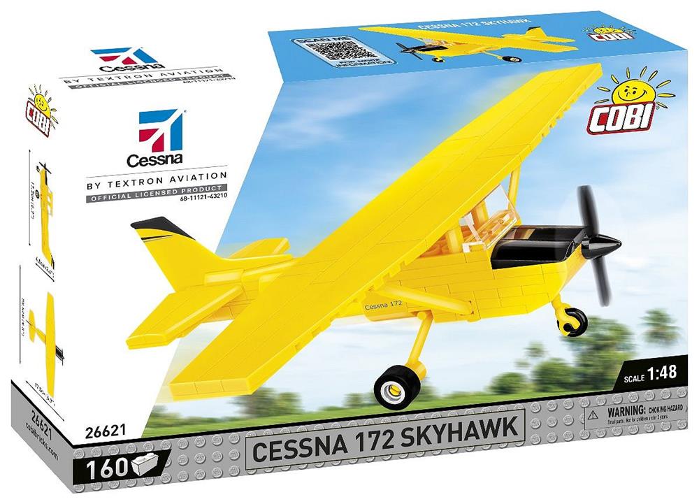 COBI HISTORICAL COLLECTION WWII CESSNA 172 SKYHAWK-YELLOW 26621