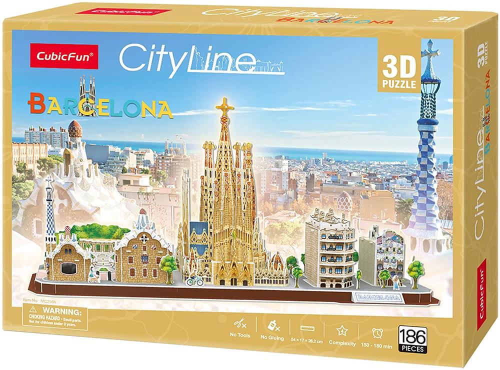 CUBICFUN PUZZLE 3D CITTÀ DEL MONDO - PARIGI 114PZ
