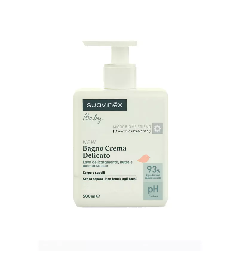 SUAVINEX BABY BAGNO CREMA DELICATO PER CORPO E CAPELLI 500 ML 309218