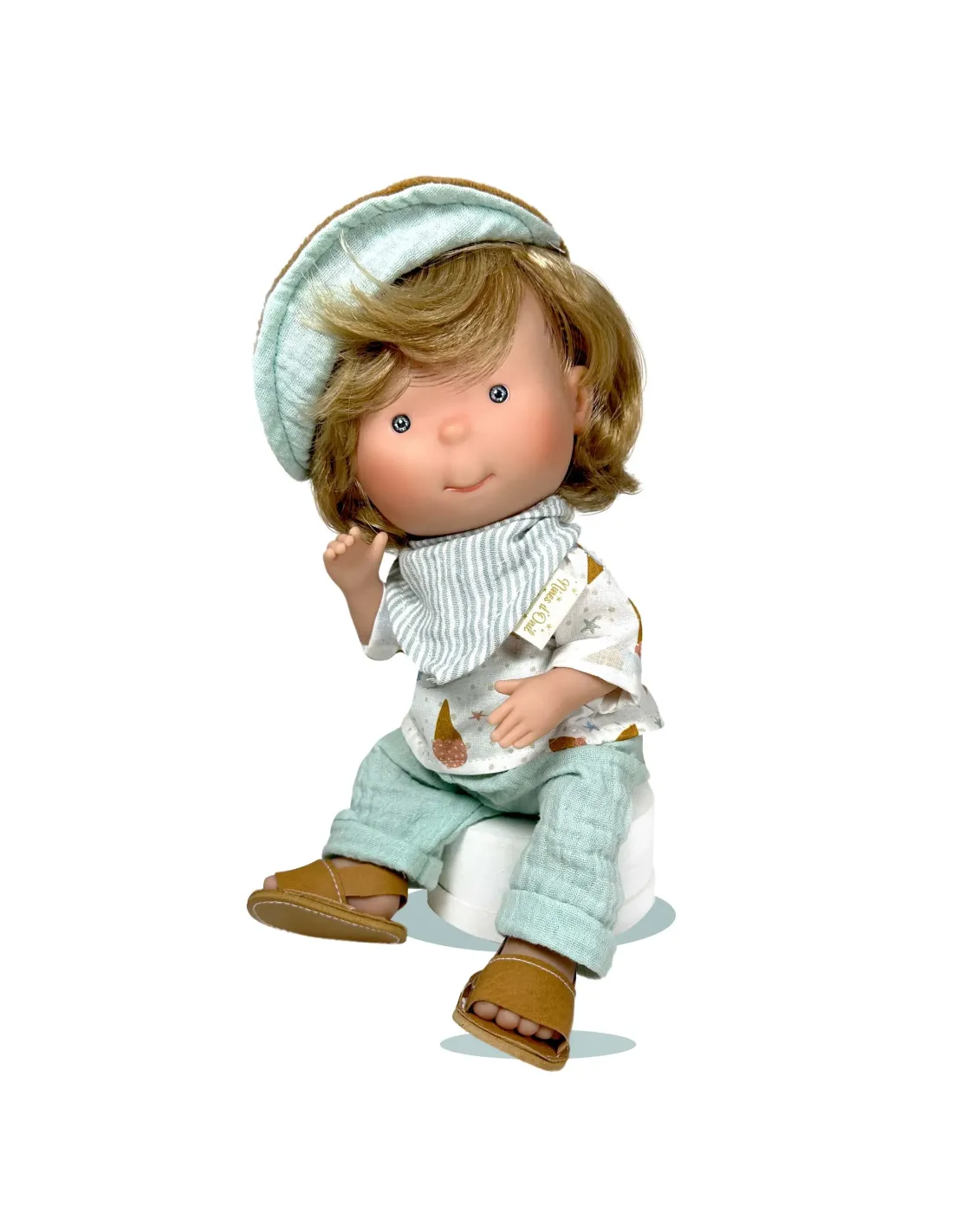 NINES D'ONIL BAMBOLA PIPPO MINT ICE CREAM 30 CM 2827