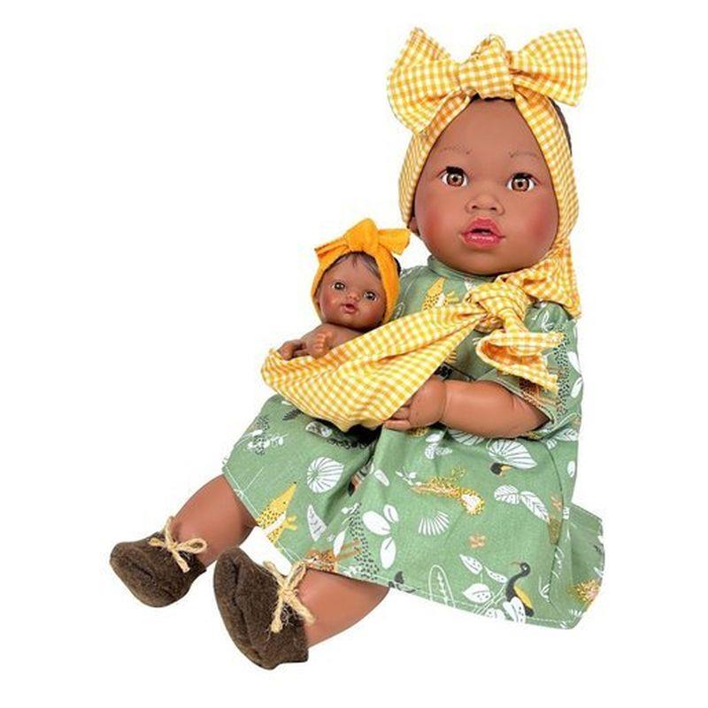 NINES D'ONIL BAMBOLA ALIKA CON BEBÉ PRINT 40 CM 3700