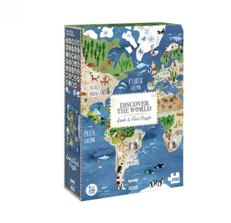 LONDJI PUZZLE DISCOVER THE WORLD 200 PZ PZ393U