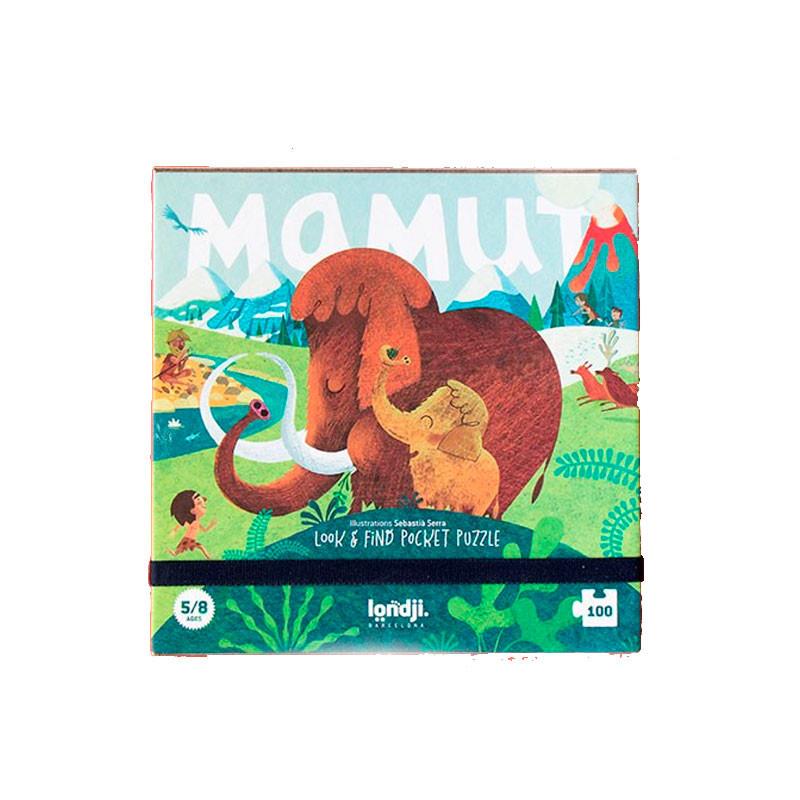 LONDJI PUZZLE POCKET - MAMUT 100 PZ PZ615U