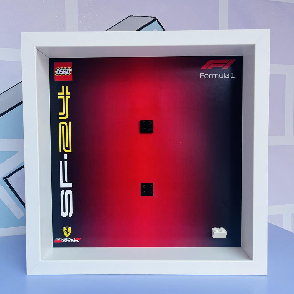 BRICK FRAME CORNICE CLASSIC FRAME PER SET LEGO SPEED CHAMPIONS 77242 - BIANCA 77242