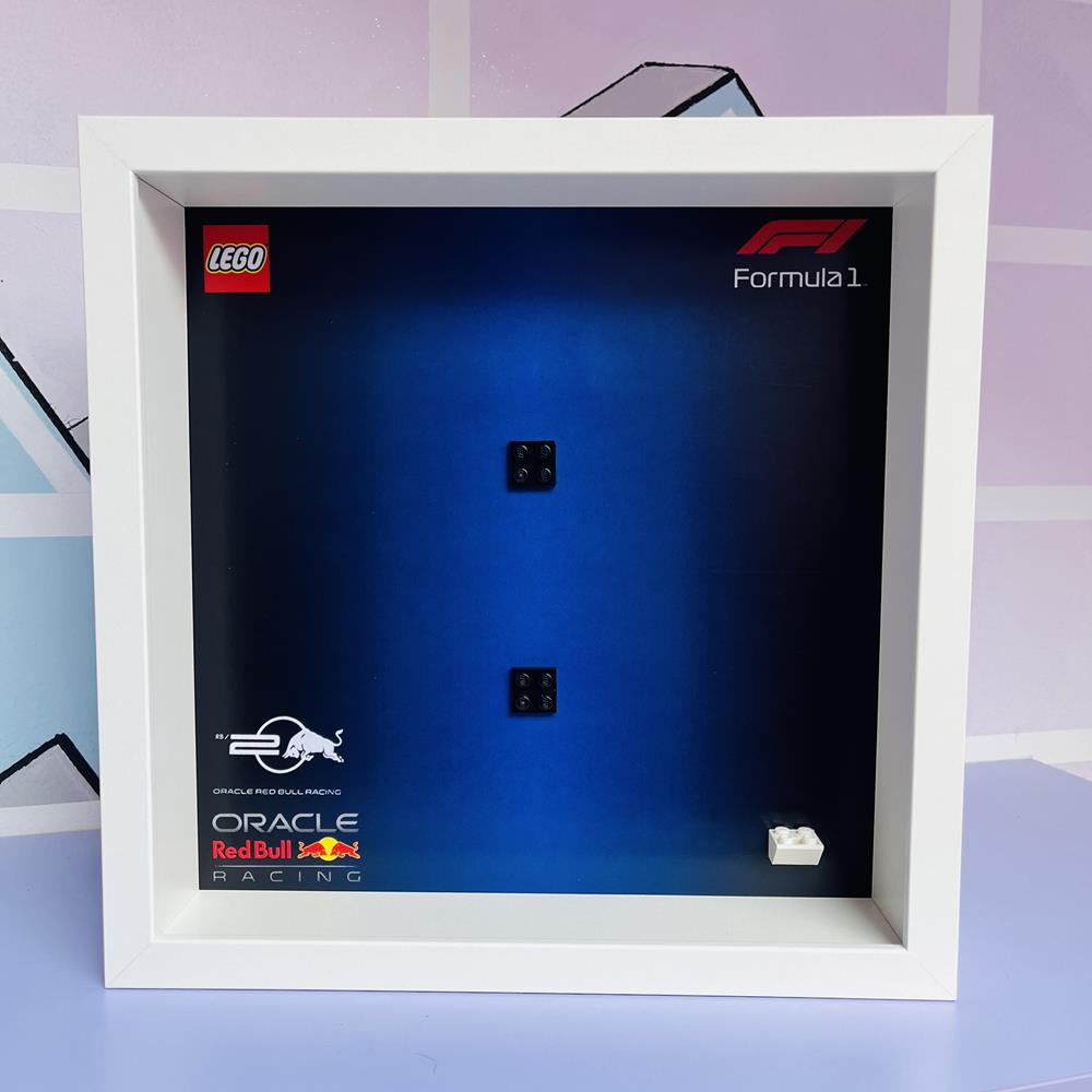 BRICK FRAME CORNICE CLASSIC FRAME PER SET LEGO SPEED CHAMPIONS 77243 - BIANCA