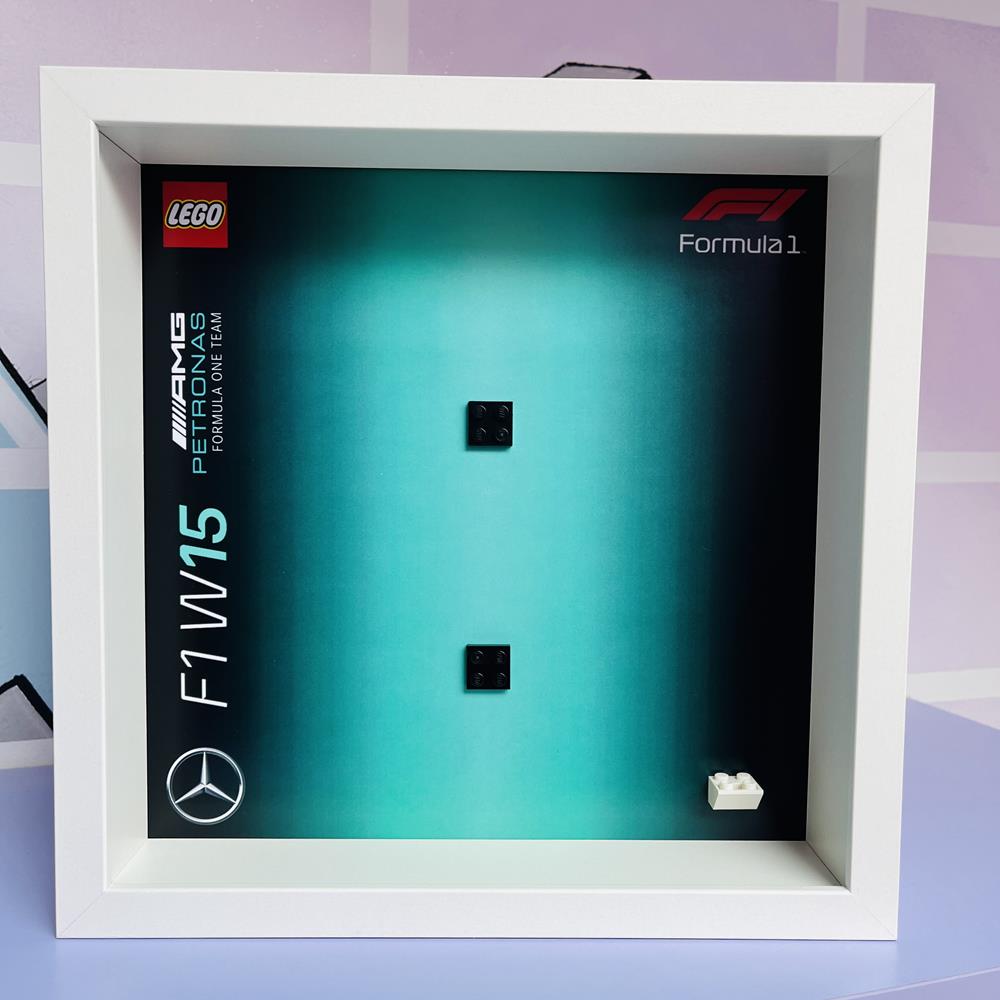 BRICK FRAME CORNICE CLASSIC FRAME  PER SET LEGO SPEED CHAMPIONS 77244 - BIANCA