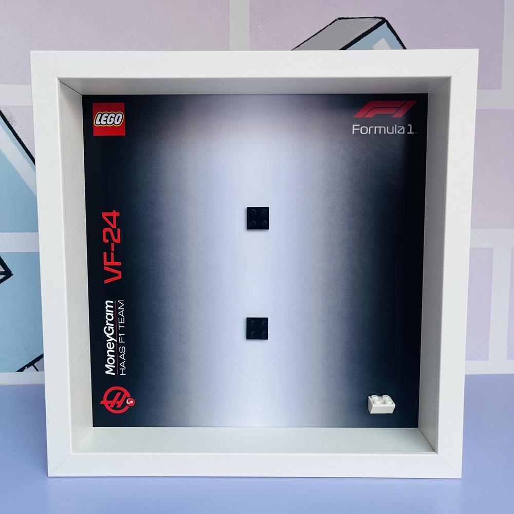 BRICK FRAME CORNICE CLASSIC FRAME PER SET LEGO SPEED CHAMPIONS 77250 - BIANCA
